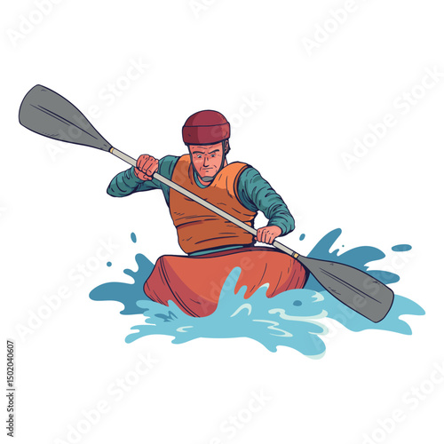 Rafting character