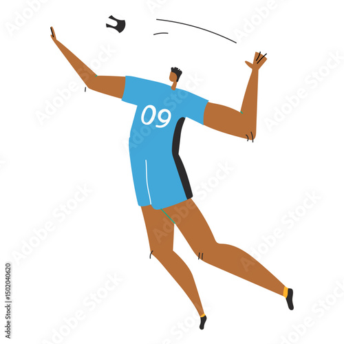 Volleyball player character