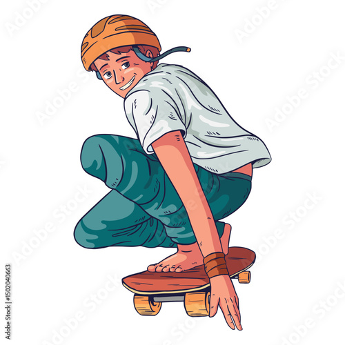 Male skater character skater