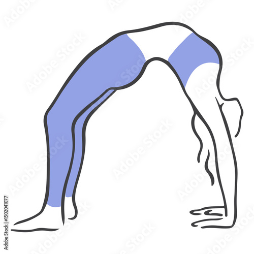 Pilates back stretch pose