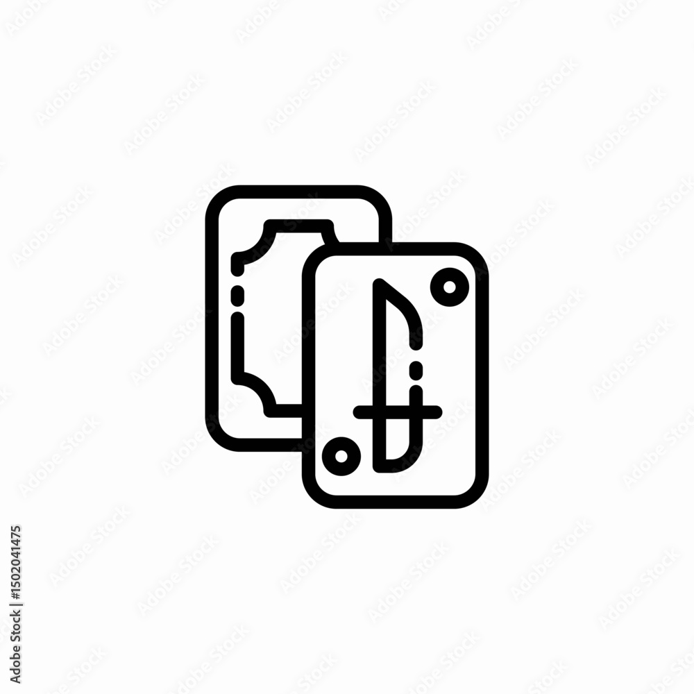 playing cards icon sign vector playing cards icon sign vector