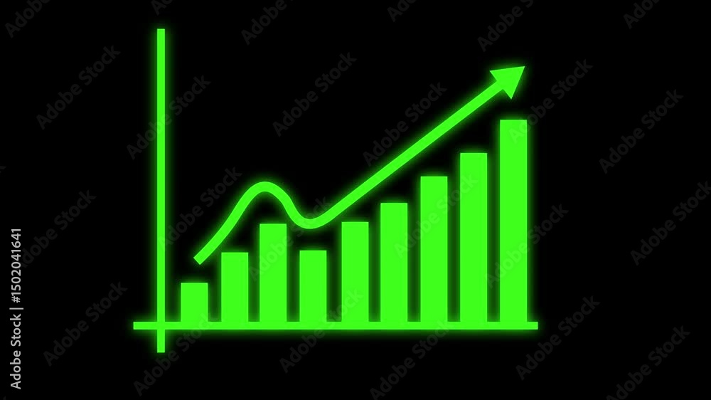Modern Business Success Graph Animation, Dynamic Business Growth Chart Animation Modern Business Success Graph Animation, Dynamic Business Growth Chart Animation