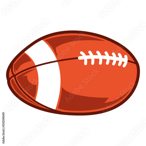 American football ball game illustration