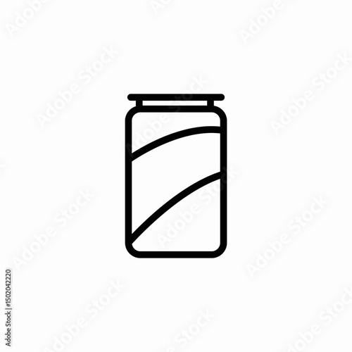 soda can icon sign vector