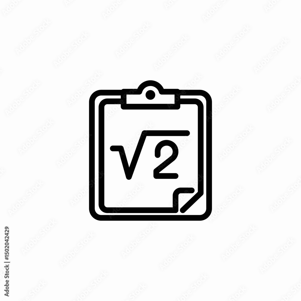 square root icon sign vector square root icon sign vector