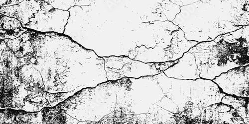 cracked black lines and textured areas, creating an abstract, grunge-like background effect.
