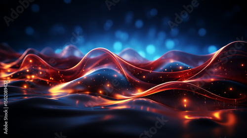 abstract glowing background