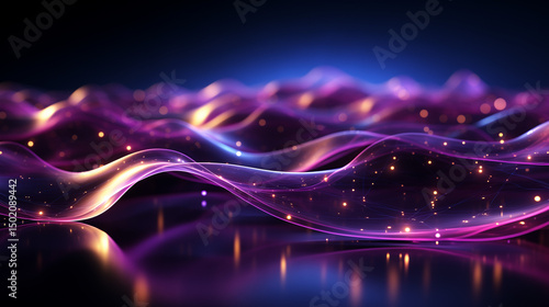 abstract glowing background