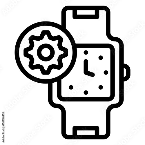 smartwatch settings icon
