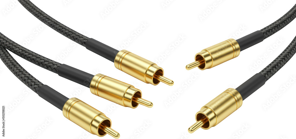 High Quality Gold Plated Audio Cables with Braided Jacket Professional Sound Equipment High Quality Gold Plated Audio Cables with Braided Jacket Professional Sound Equipment