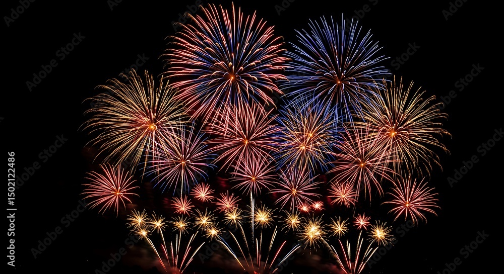 blue fireworks art in the night sky blue fireworks art in the night sky