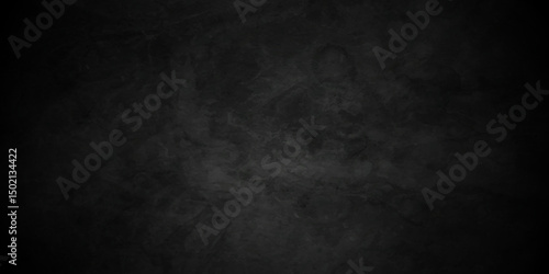 Black texture chalk board and black board background. stone concrete texture grunge backdrop background anthracite panorama. Panorama dark grey black slate background or texture.