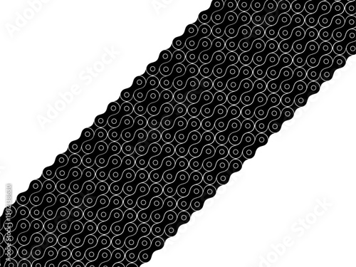 Motorcycle Chain Motifs Pattern, can use for Decoration, Ornate, Background, Wallpaper, Cover, Textile, Carpet, Wrapping, Print, ect. Vector Illustration