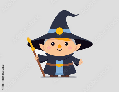 Cartoony wizard