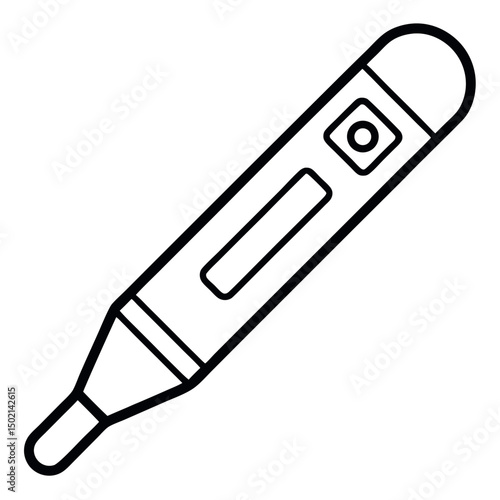 pregnancy text kit icon vector outline icon on white background