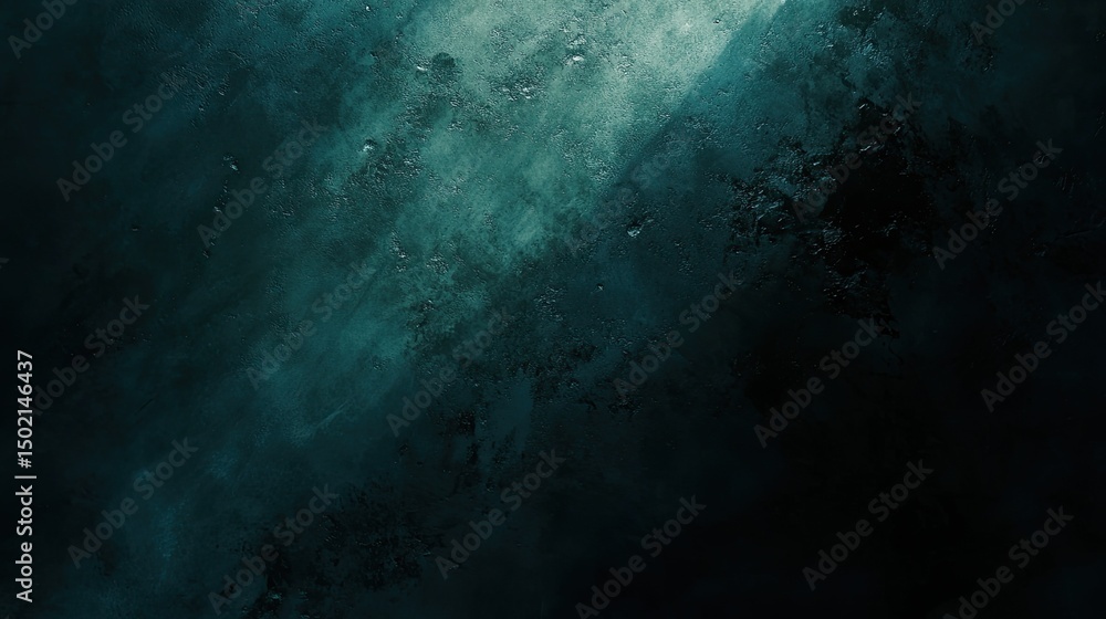 Obraz premium an artistic rendering of a dark, textured space with ethereal blue hues dominating the background