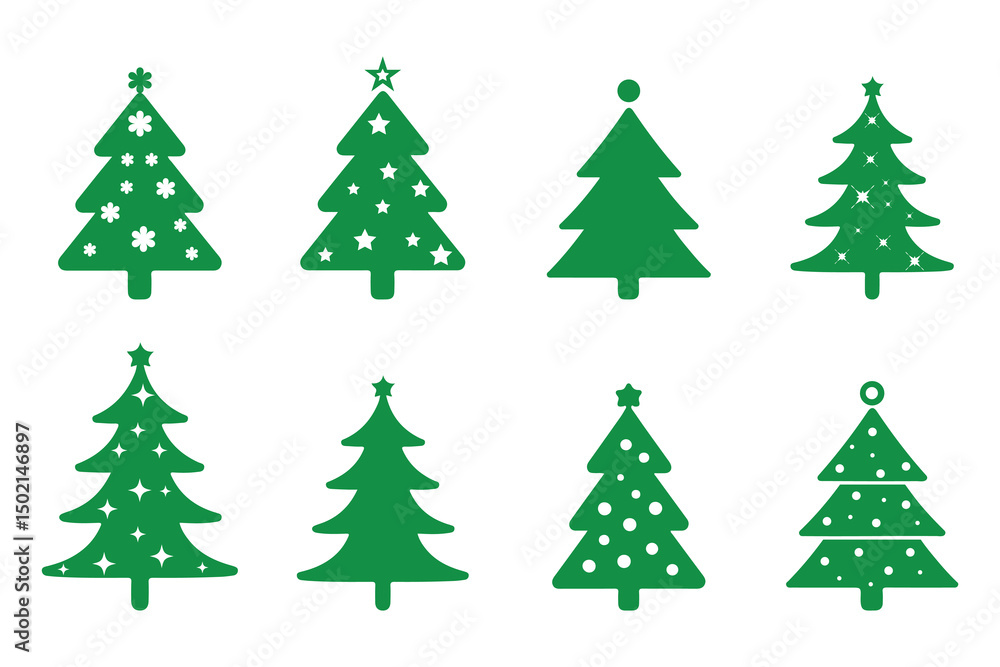 Christmas Tree Vector Illustration Christmas Tree Vector Illustration