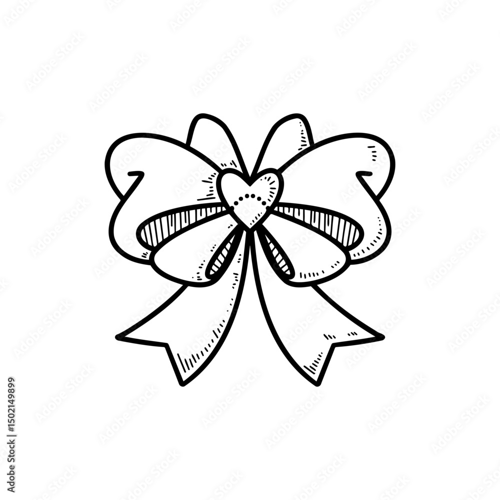 A decorative ribbon designed for simple crafts and gift wrapping on a plain background. A decorative ribbon designed for simple crafts and gift wrapping on a plain background.