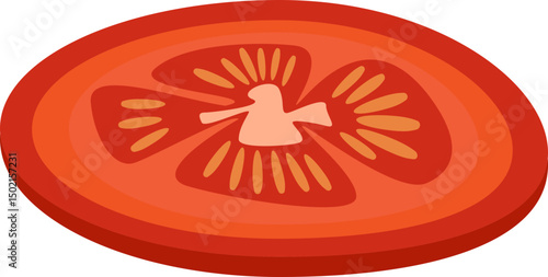 Single Tomato Slice