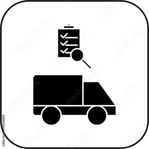 ambulance inspection icon design