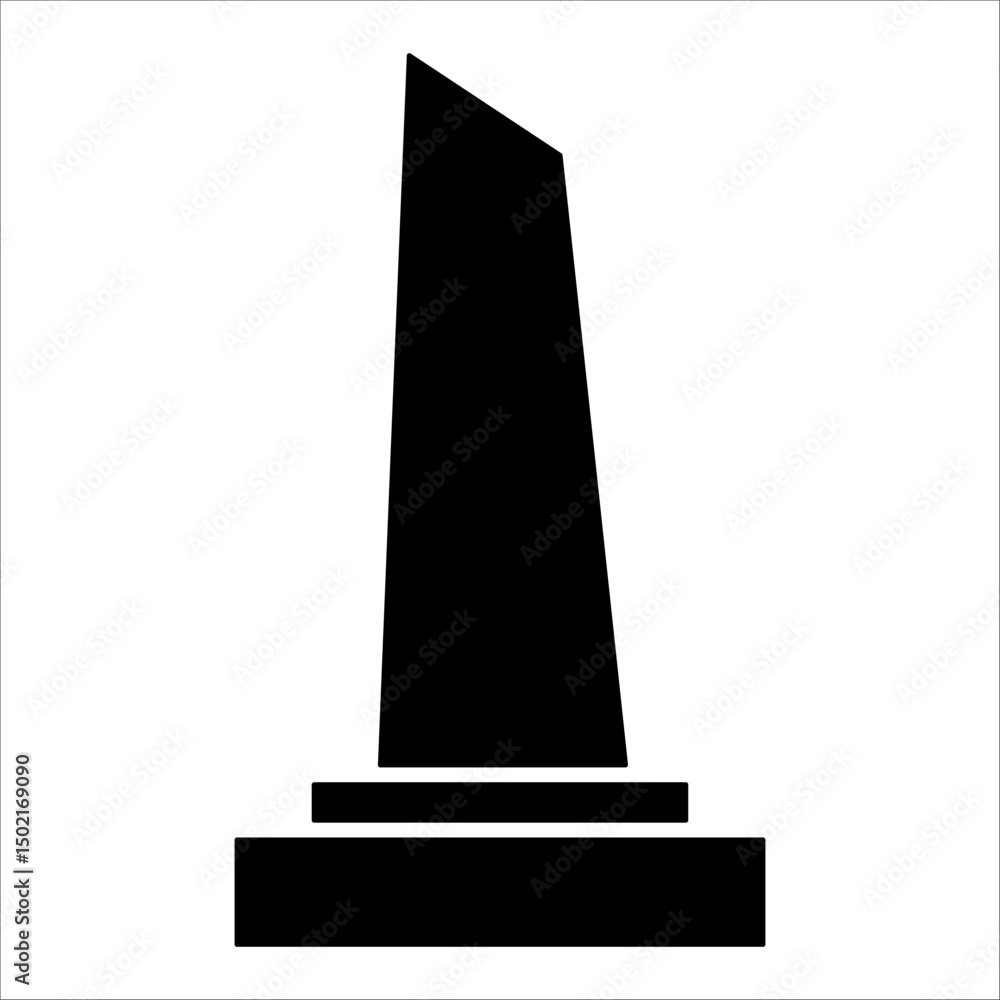 Monument Icon Element For Design Monument Icon Element For Design