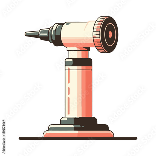 
ear examination tool illustration design