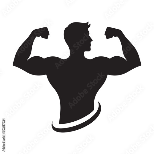  body builder silhouette