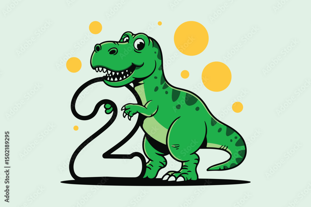 Fototapeta premium dinosaur silhouette Vector