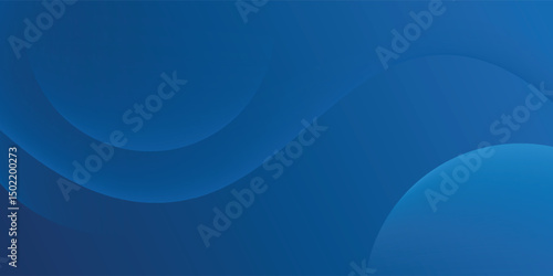 Abstract blue color background. Dynamic shapes composition. Vector illustration