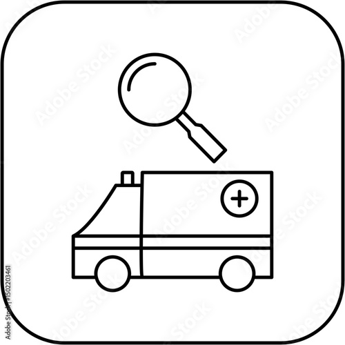 ambulance settings icon design