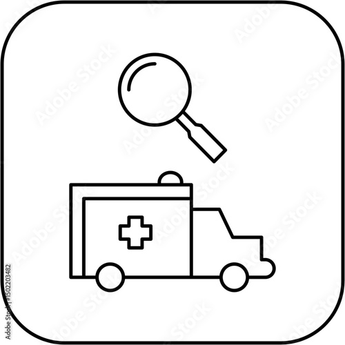 ambulance settings icon design