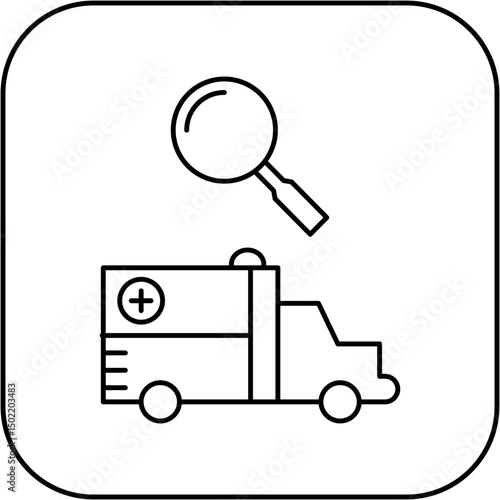 ambulance settings icon design