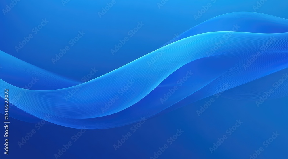 Abstract flowing blue waves Abstract flowing blue waves