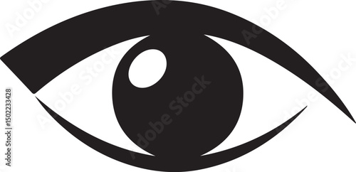  eyesight symbol , eye, view, vision icons in flat style