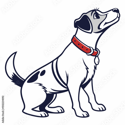 Sparky icon vector .white background