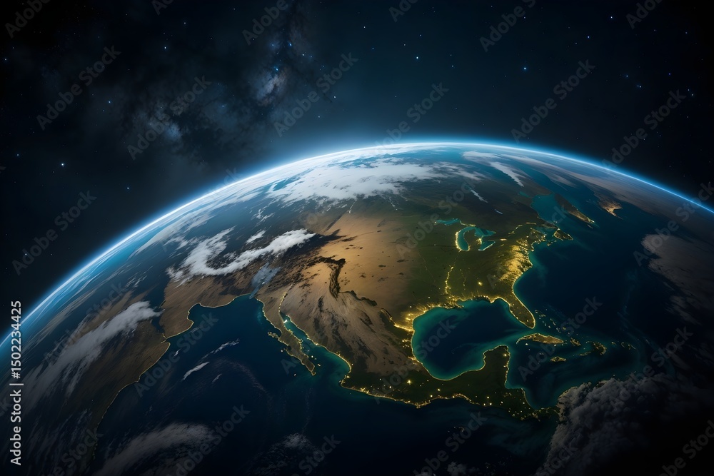 Obraz premium earth in space