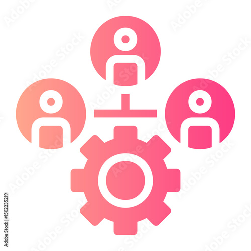 delegate gradient icon