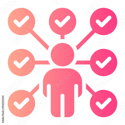 person gradient icon