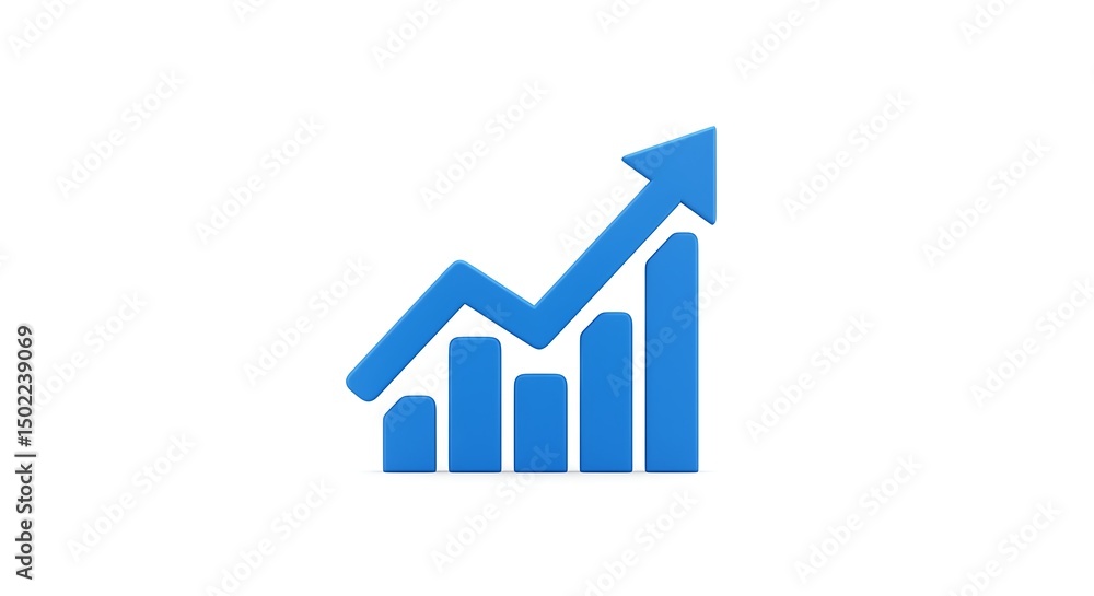 business graph with arrow business graph with arrow