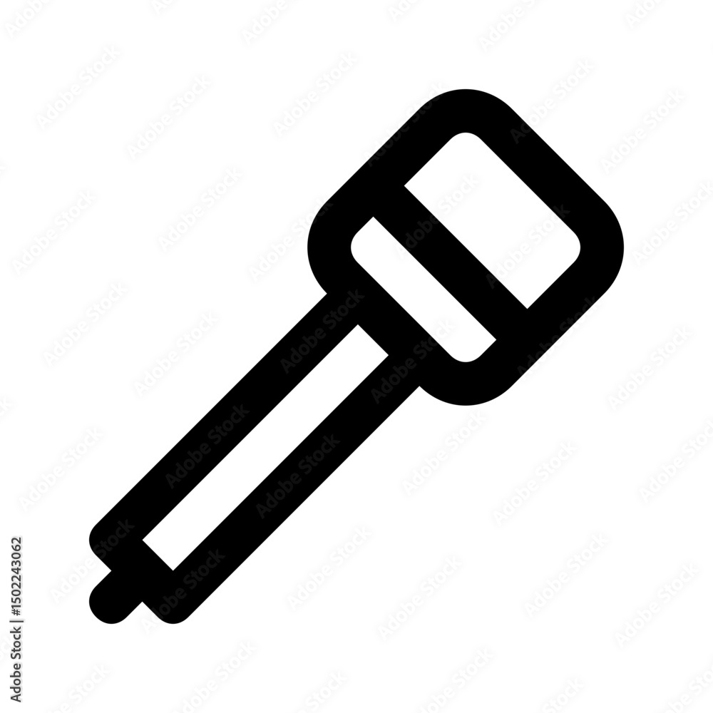 Dynamic mic outline element for audio design, great for streaming or events.