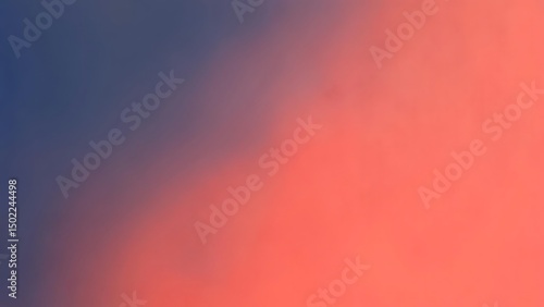 Gradient texture with smooth transition from deep blue to vibrant coral