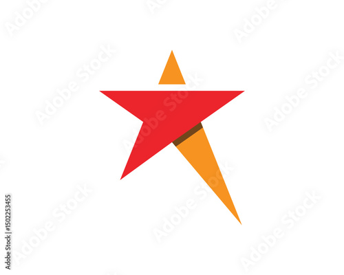 Star logo template vector icon illustration design