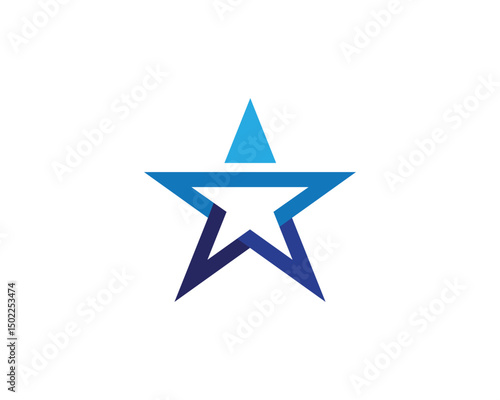 Star logo template vector icon illustration design
