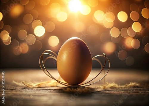 Silhouette Egg Falling Love: Romantic Chicken Egg Silhouette Photography