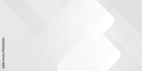 background design with diagonal line pattern in grey colour. Vector white horizontal template for business banner, formal invitation backdrop, luxury. vector illustration