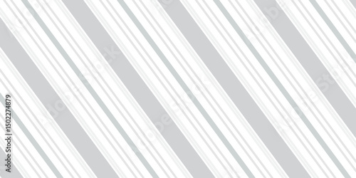 Seamless pattern. Grey Stripes on white background. Striped diagonal pattern for printing on fabric, paper, wrapping, scrapbooking, websites Background with slanted lines Vector illustration.
