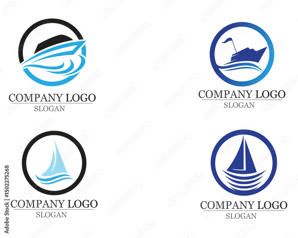 Ocean boat cruise liner ship silhouette simple linear Ocean boat cruise liner ship silhouette simple linear
