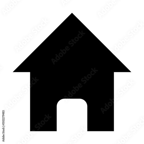 home icon on a white background