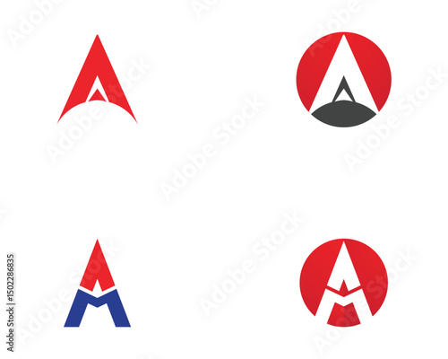 Free Download A  business Letter Logo and symbol Template Vector icon - GFXLoad
