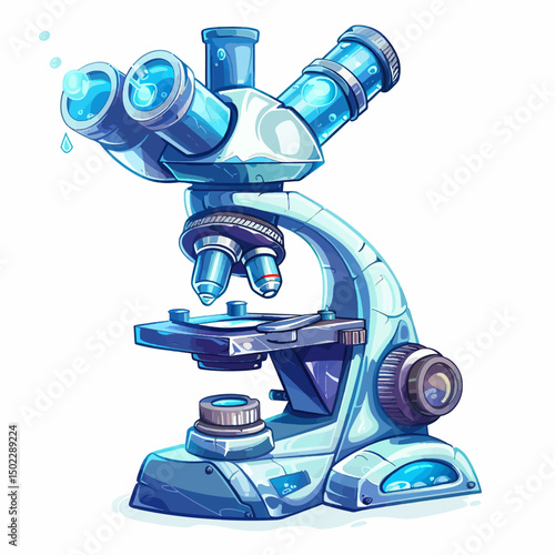 Microscope illustration 
